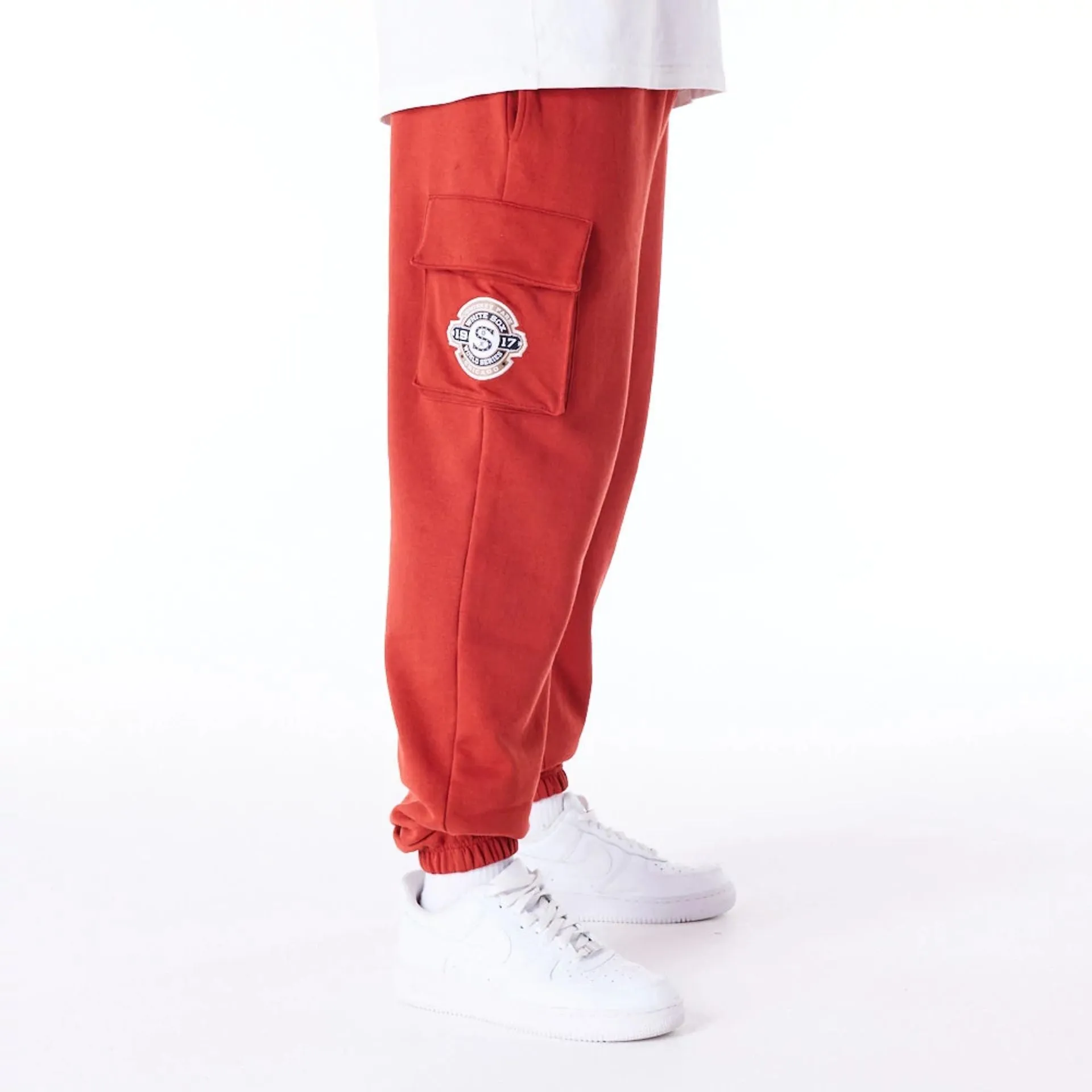 Chicago White Sox World Series Red Fleece Cargo Joggers