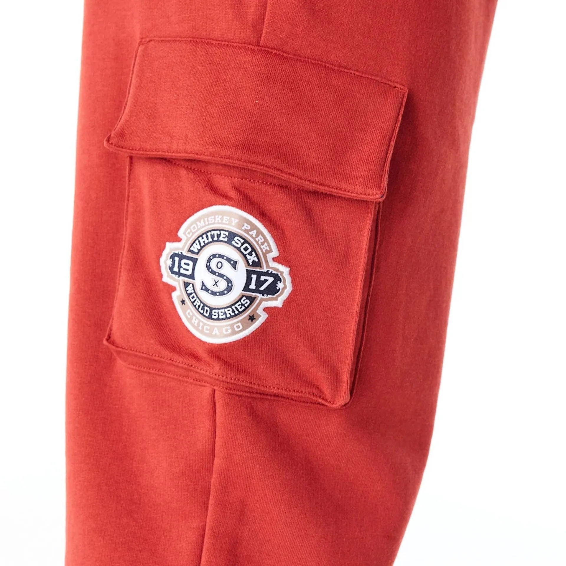 Chicago White Sox World Series Red Fleece Cargo Joggers