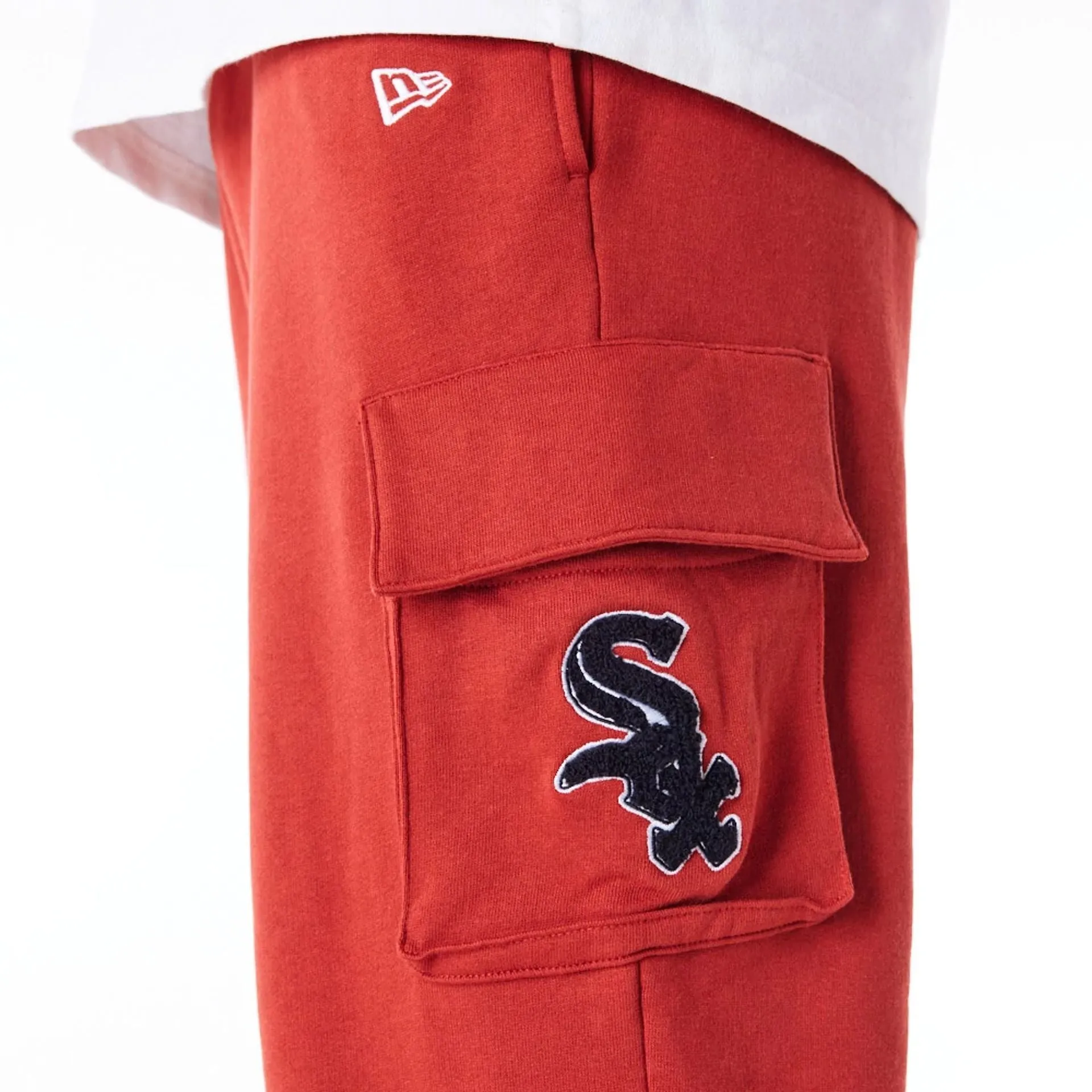 Chicago White Sox World Series Red Fleece Cargo Joggers