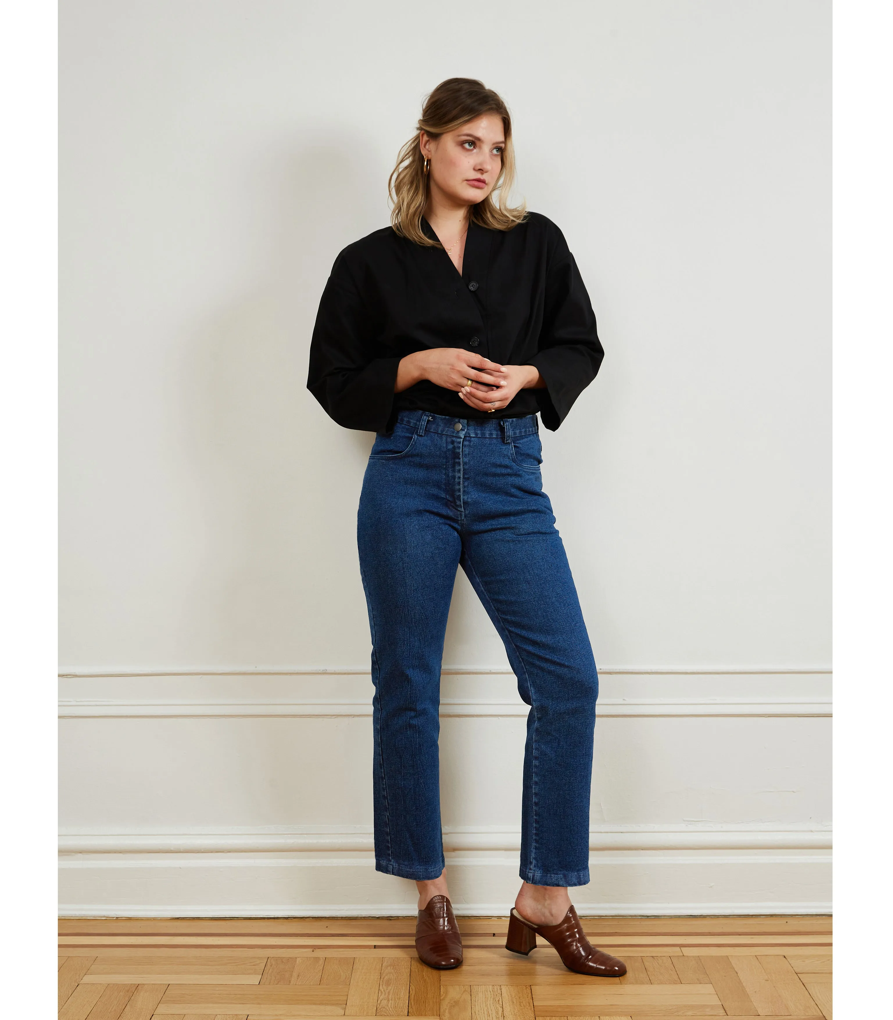 Cleo Straight Ankle Jeans - Dark Indigo