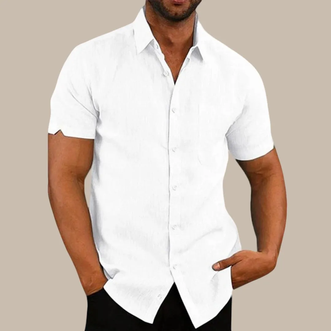 Cotton Linen Hot Sale Men's Shirts