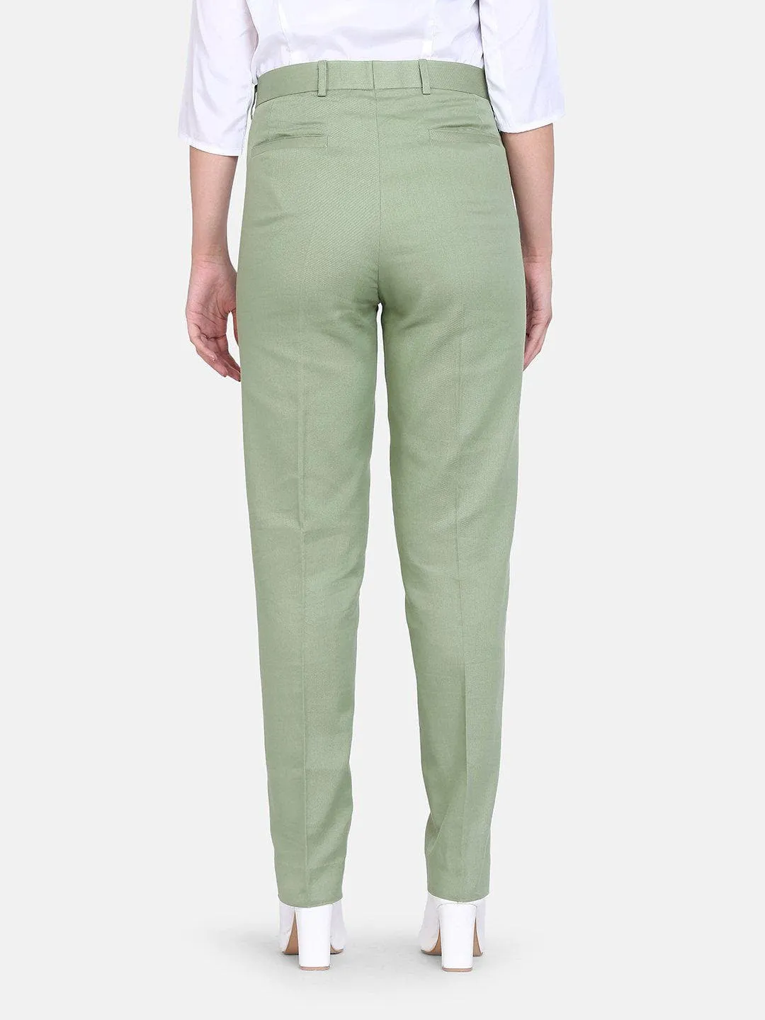 Cotton Trouser - Sage Green