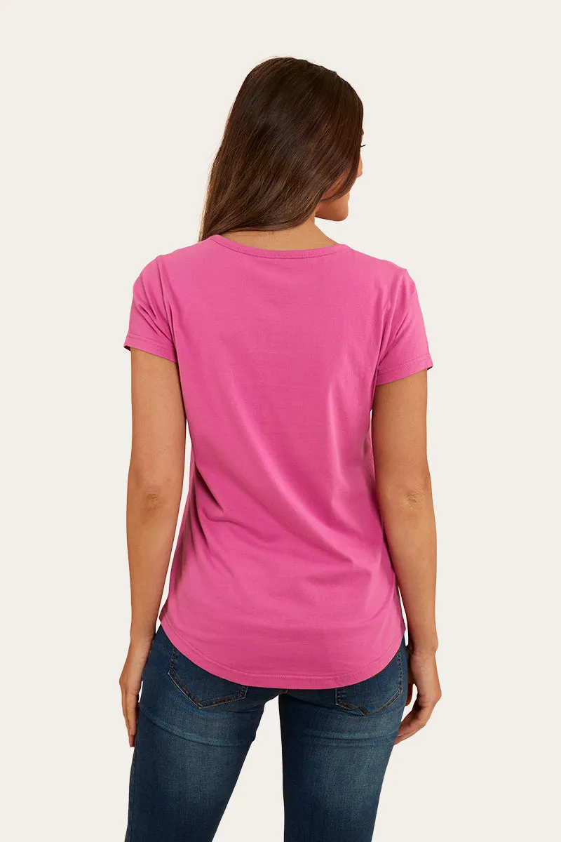 Country Girls Womens V Neck T-Shirt - Candy