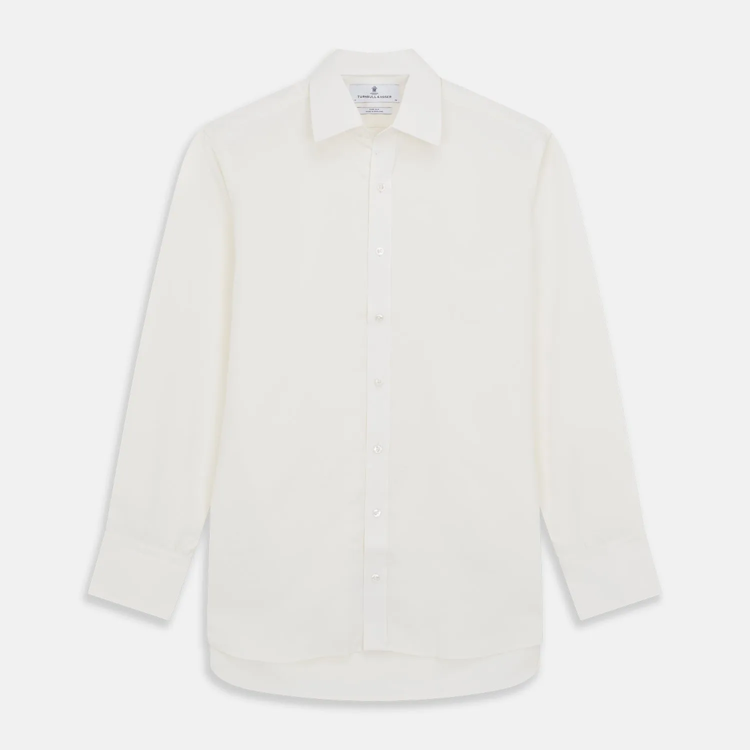 Cream Silk Mayfair Shirt