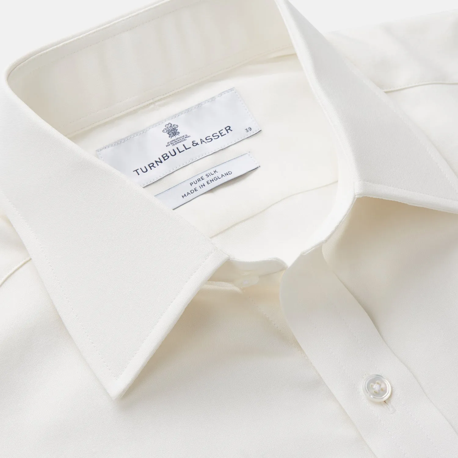 Cream Silk Mayfair Shirt