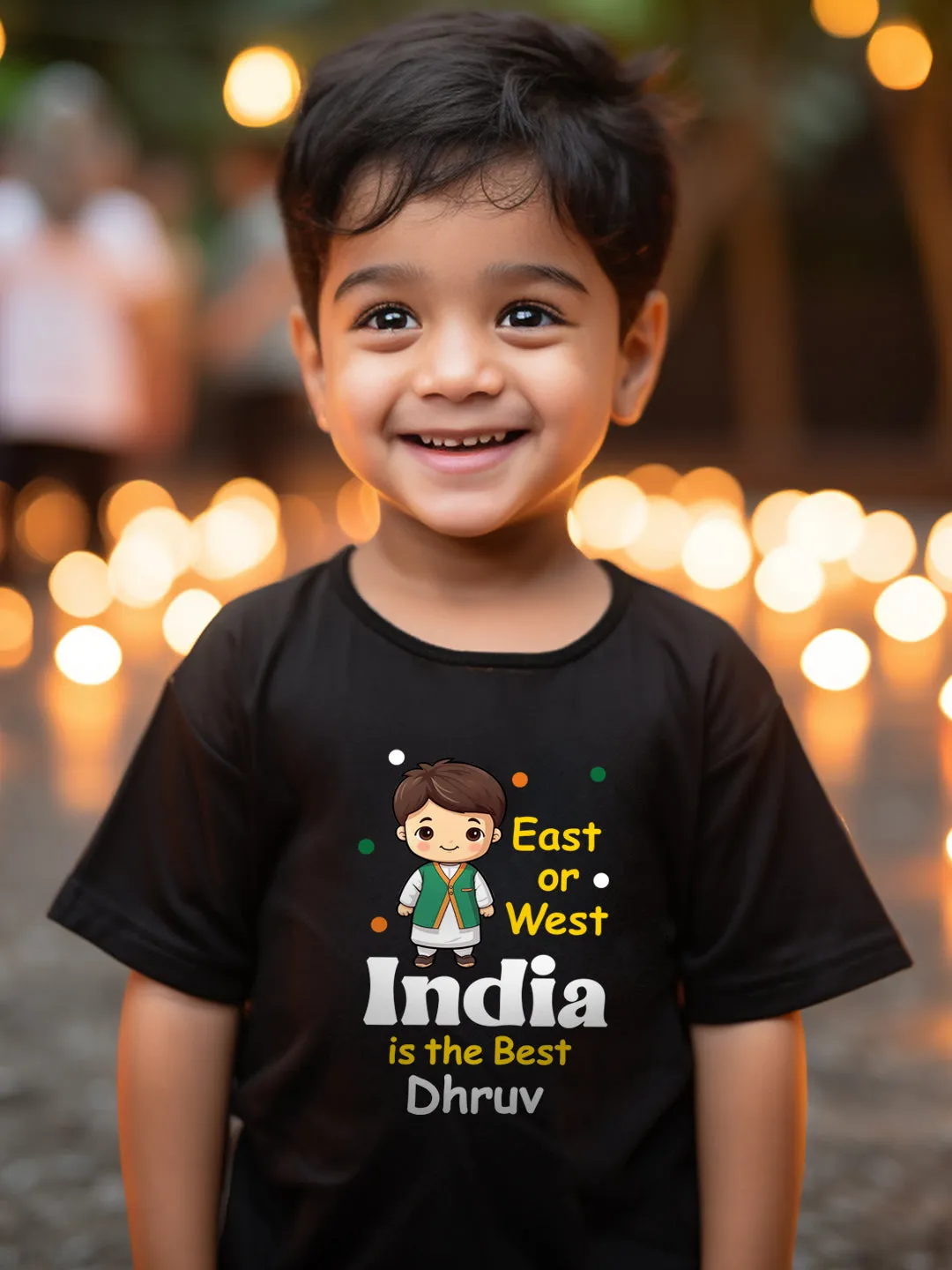 East Or West India Is The Best Kids T Shirt w/ Custom Name