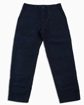 Engineered Garments Fatigue Pant Dark Navy Cotton Moleskin