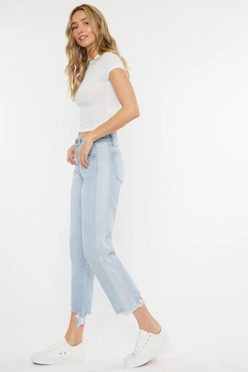 Erin High Rise Slim Straight Leg Jeans