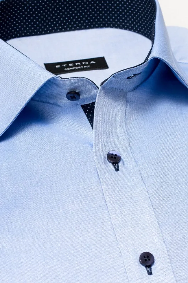 Eterna Blue With Navy Trim Shirt Blue