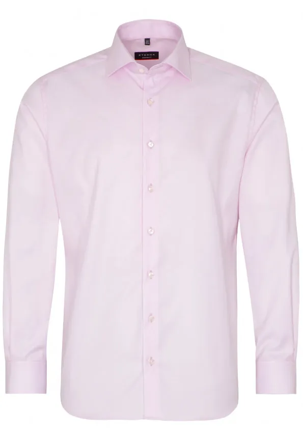 Eterna Pink Twill Formal Shirt Pink