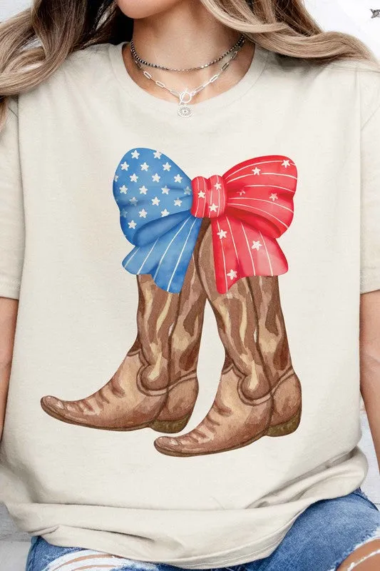 Explore More Collection - AMERICAN COWBOY BOOTS GRAPHIC TEE