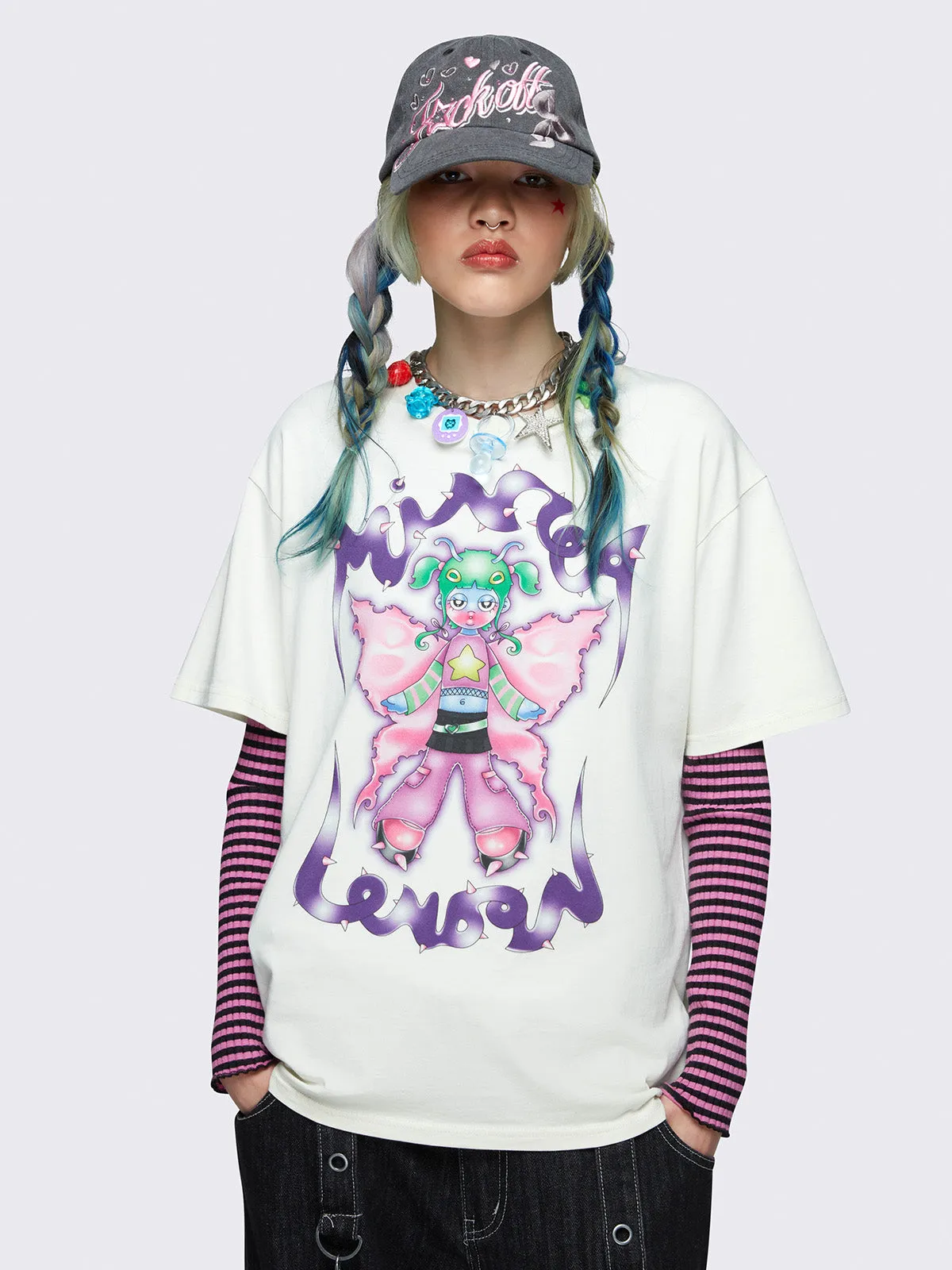 Fairydust Oversized Graphic T-shirt