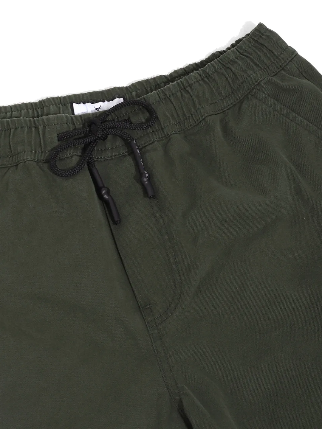 Fantacy Light Olive 8 Pocket Baggy Fit Denim Cargo