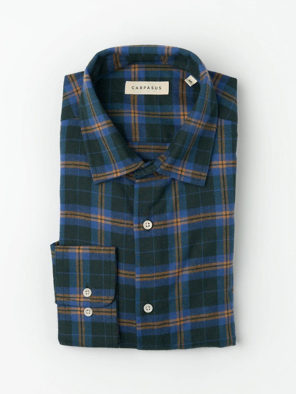 Flannel Shirt Castanio Check Moss