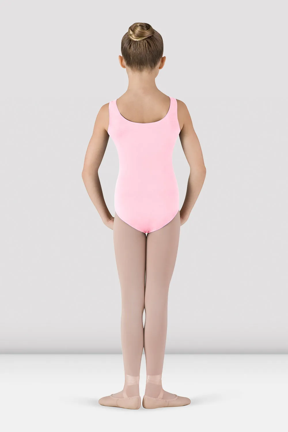 Girls Basic Round Neck Tank Leotard