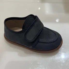 Gray top sider with velcro