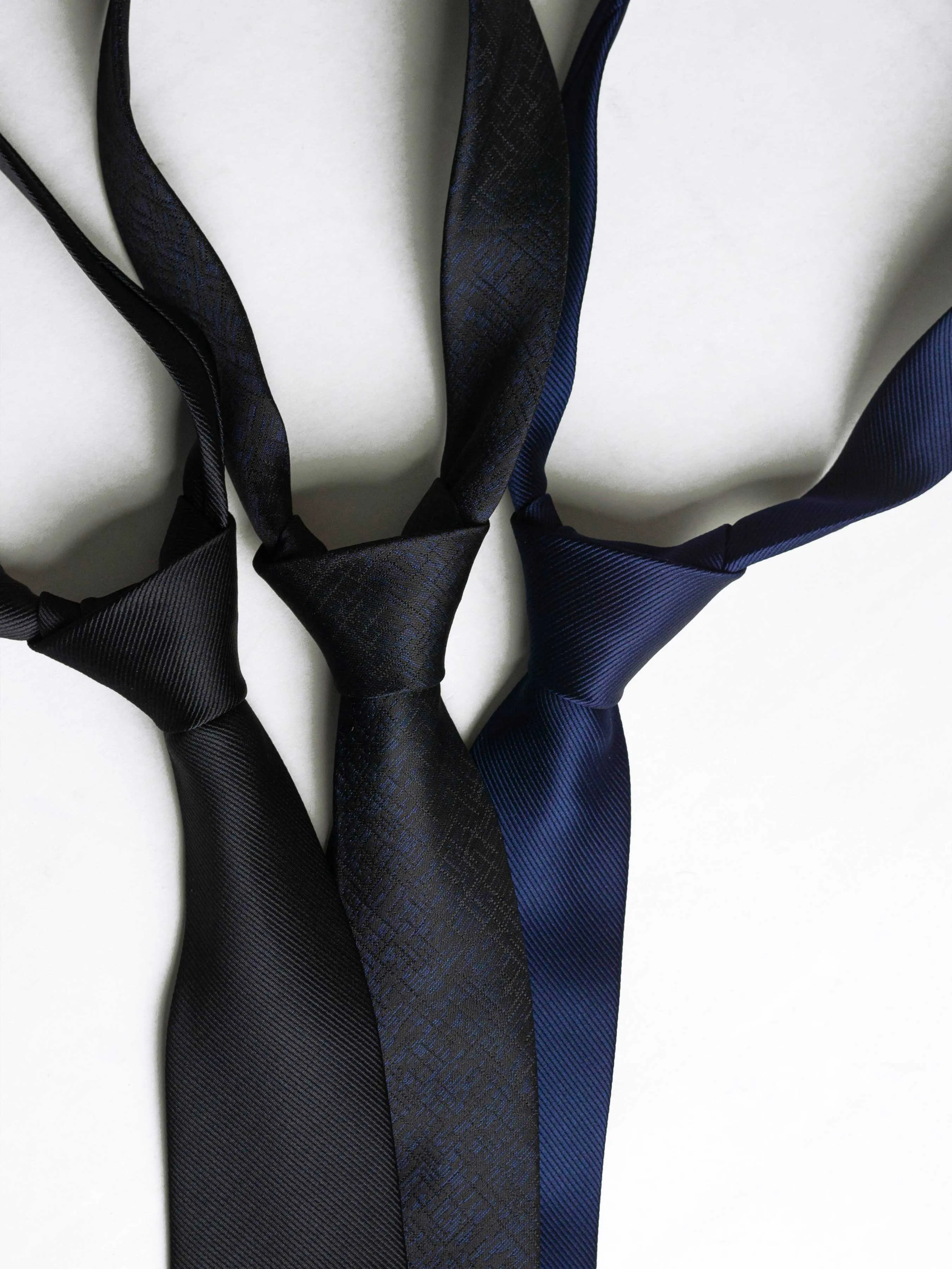 Grosgrain Solid Tie - Black