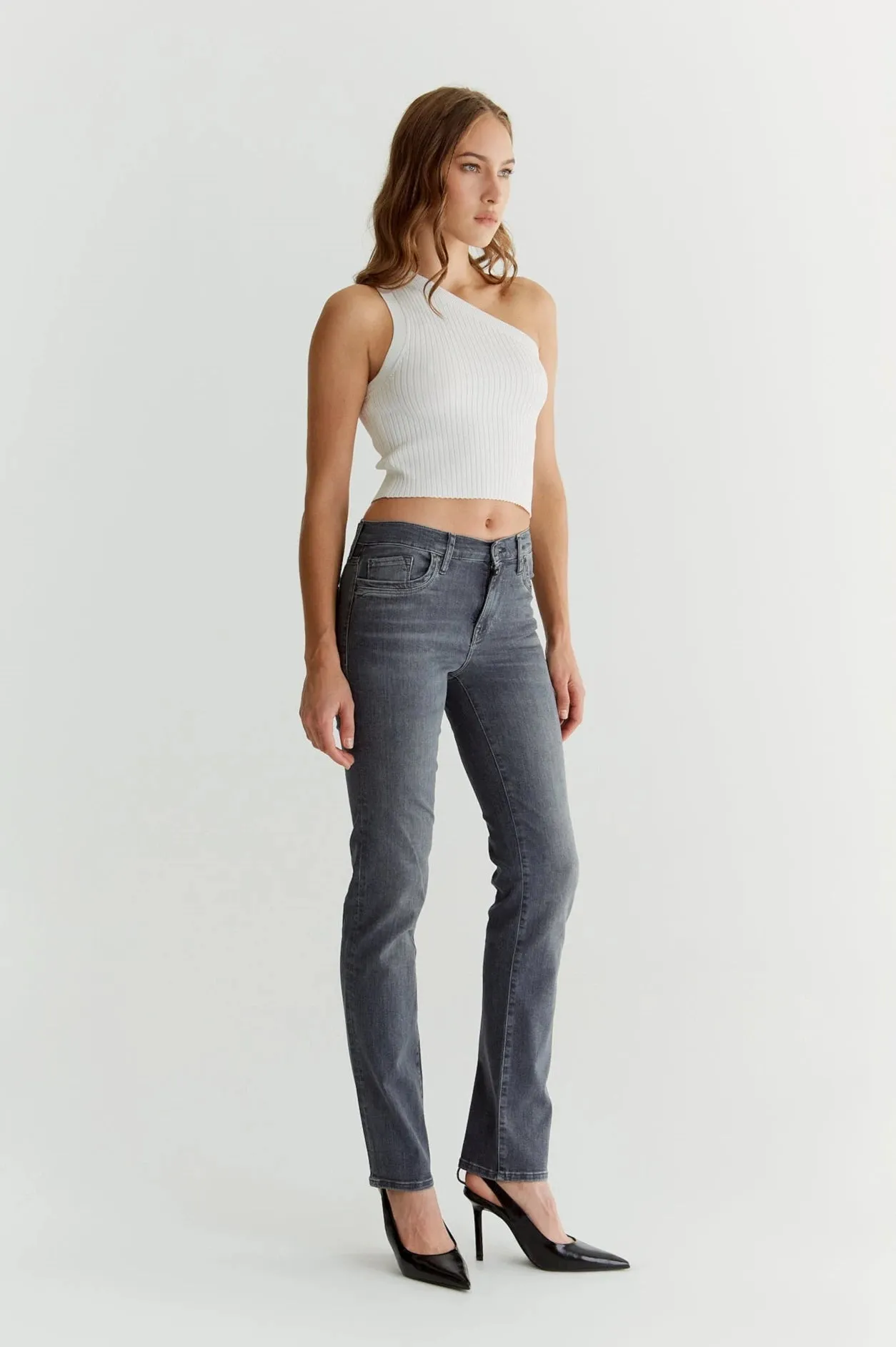 Hannah - Pant - Smoked Grey - L30