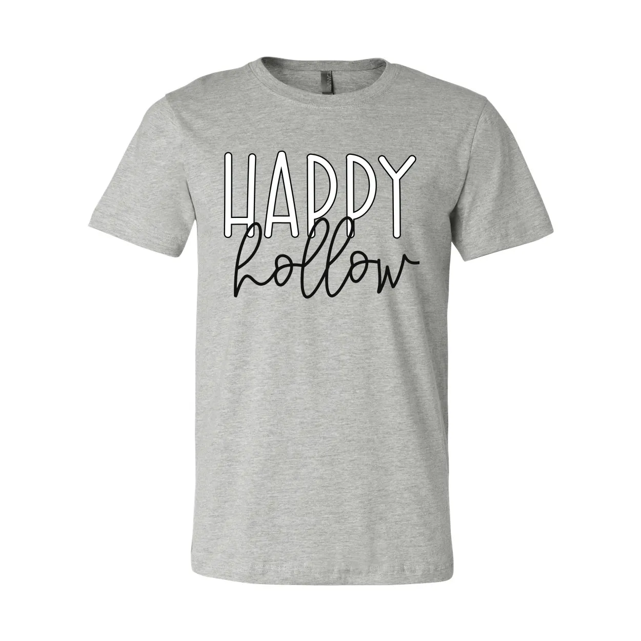 Happy Hollow Block Script Soft Tee