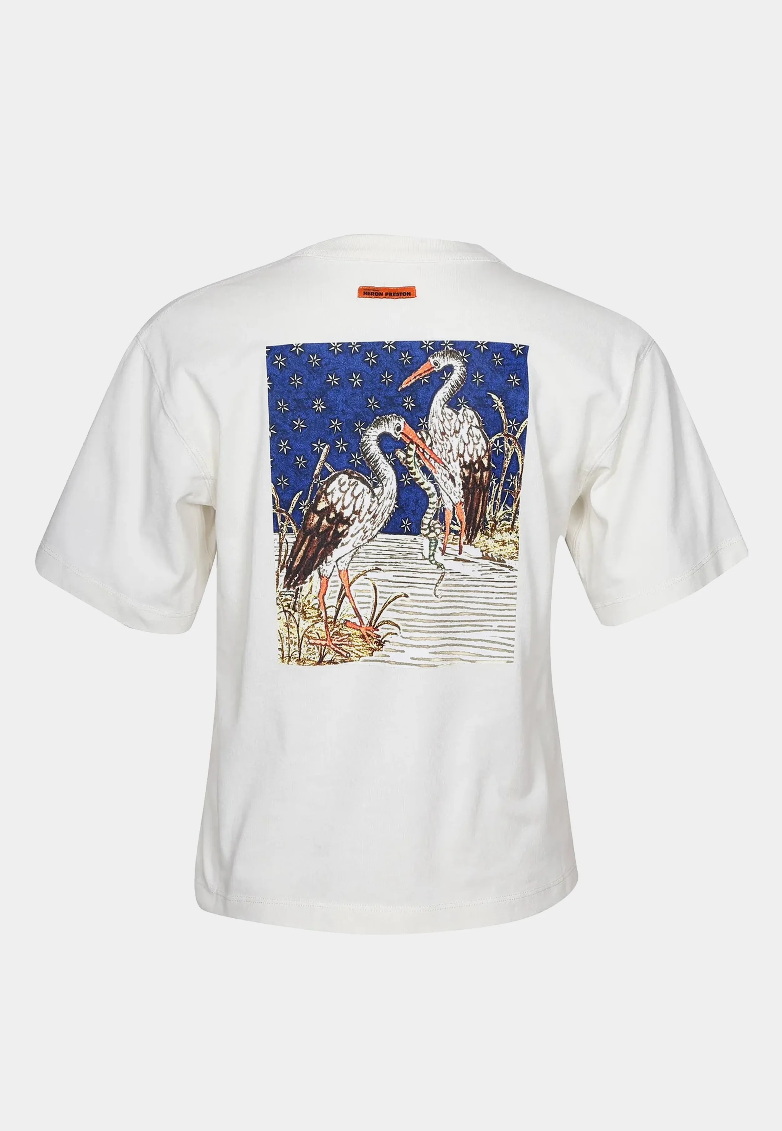 Heron Preston Medieval Heron Ss Tee White Red