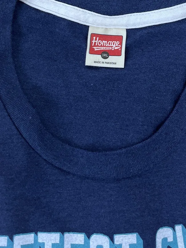 Homeage Size 3XL (22W) Navy Mariners T-Shirt