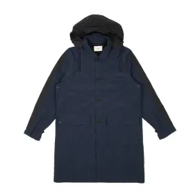 Hooded Mac - Navy