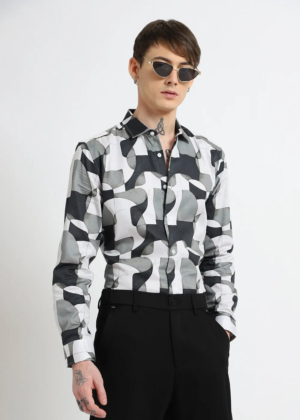 Interlock Impressions Printed Shirt