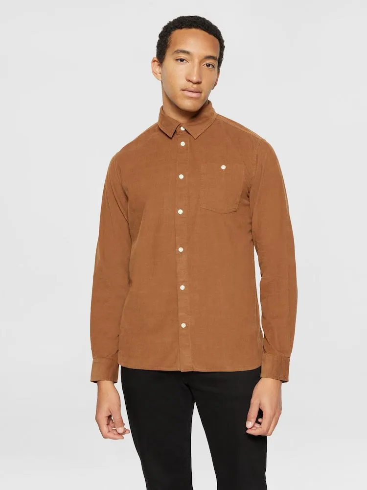 KCA 1090053 Regular fit 26 wales corduroy shirt 1121 dachshund men