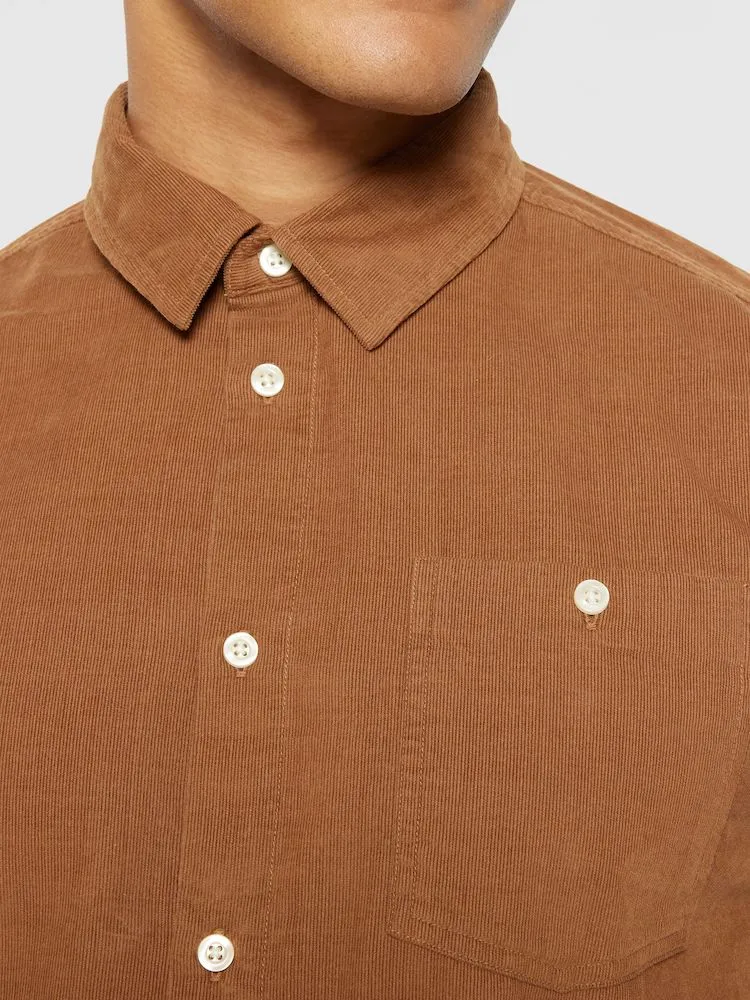 KCA 1090053 Regular fit 26 wales corduroy shirt 1121 dachshund men