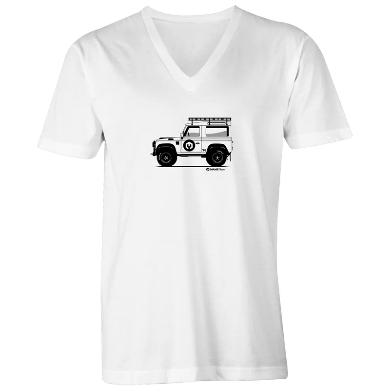 Land Rover - Mens V-Neck Tee