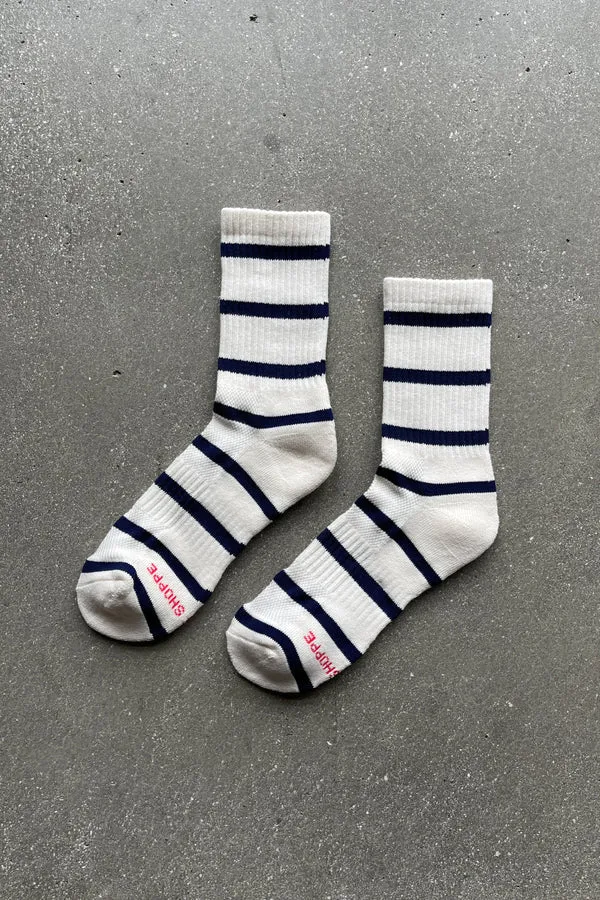 Le Bon Shoppe Boyfriend Socks Sailor Stripe