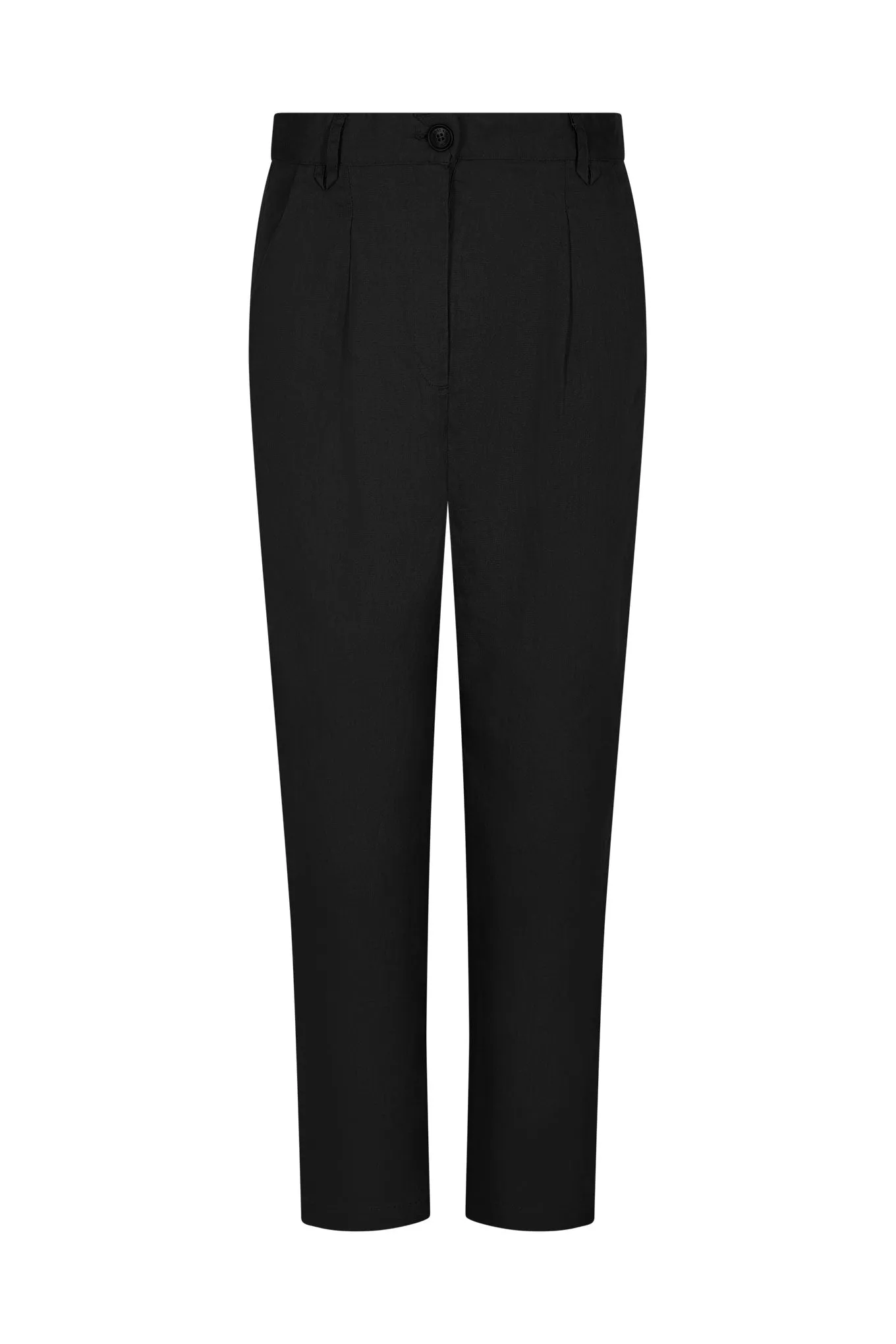 LILA Linen Trousers Black