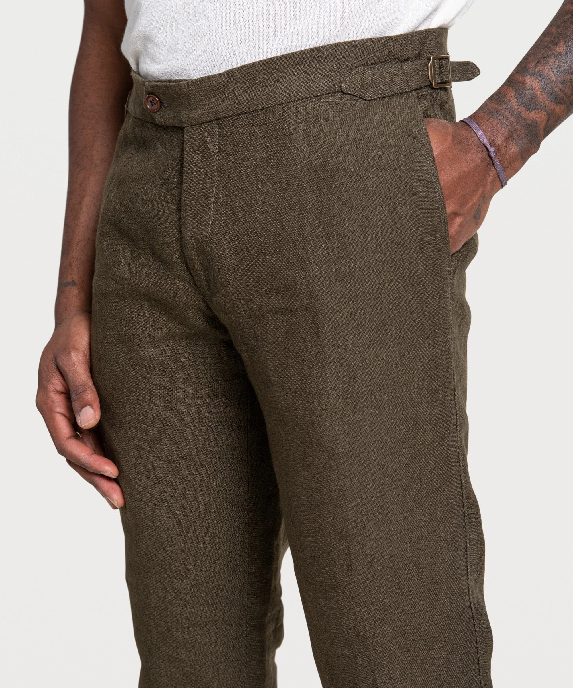 Linen Dinner Trousers