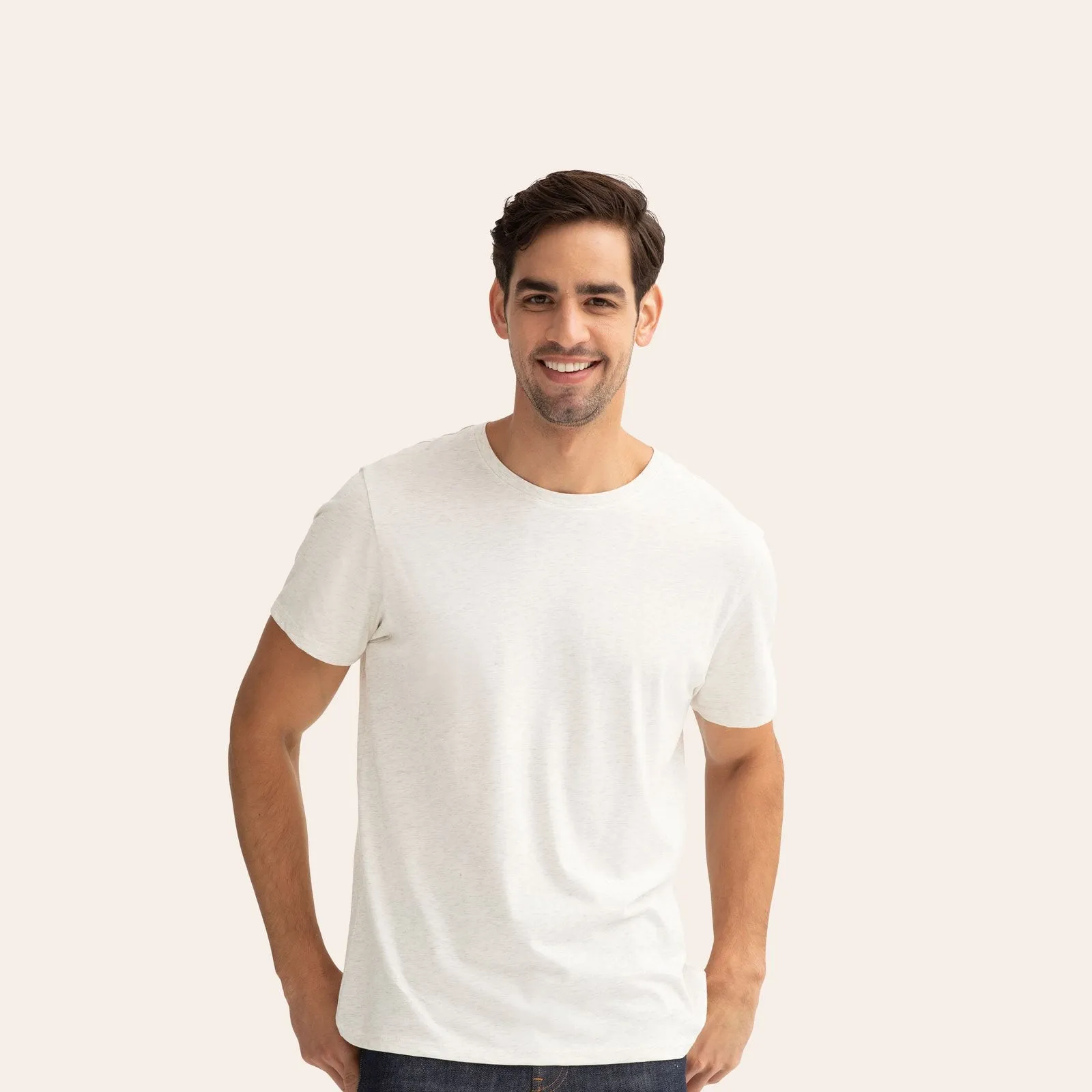 Men's Crew Neck T-Shirt & No Show Sock 6-Pack