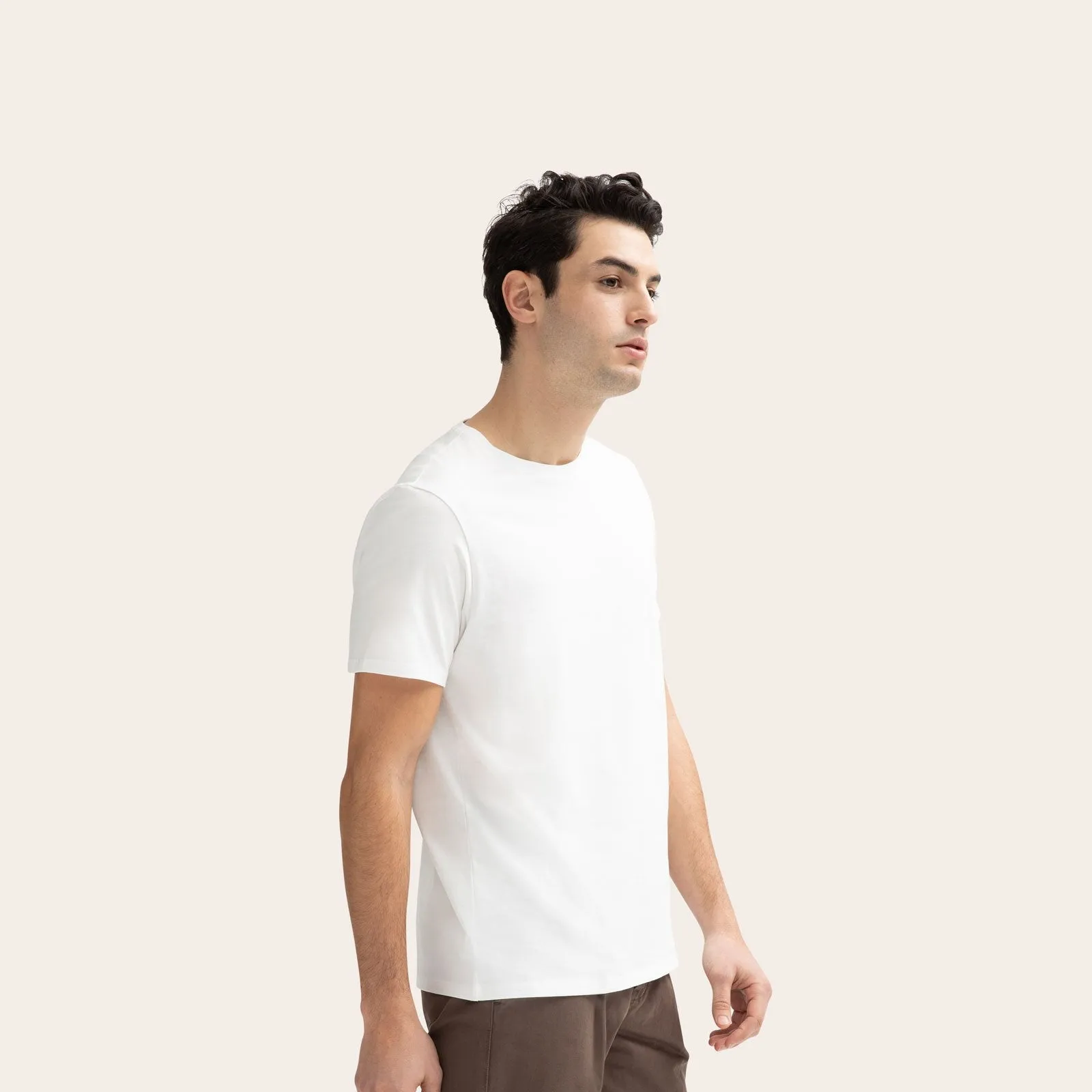 Men's Crew Neck T-Shirt & No Show Sock 6-Pack