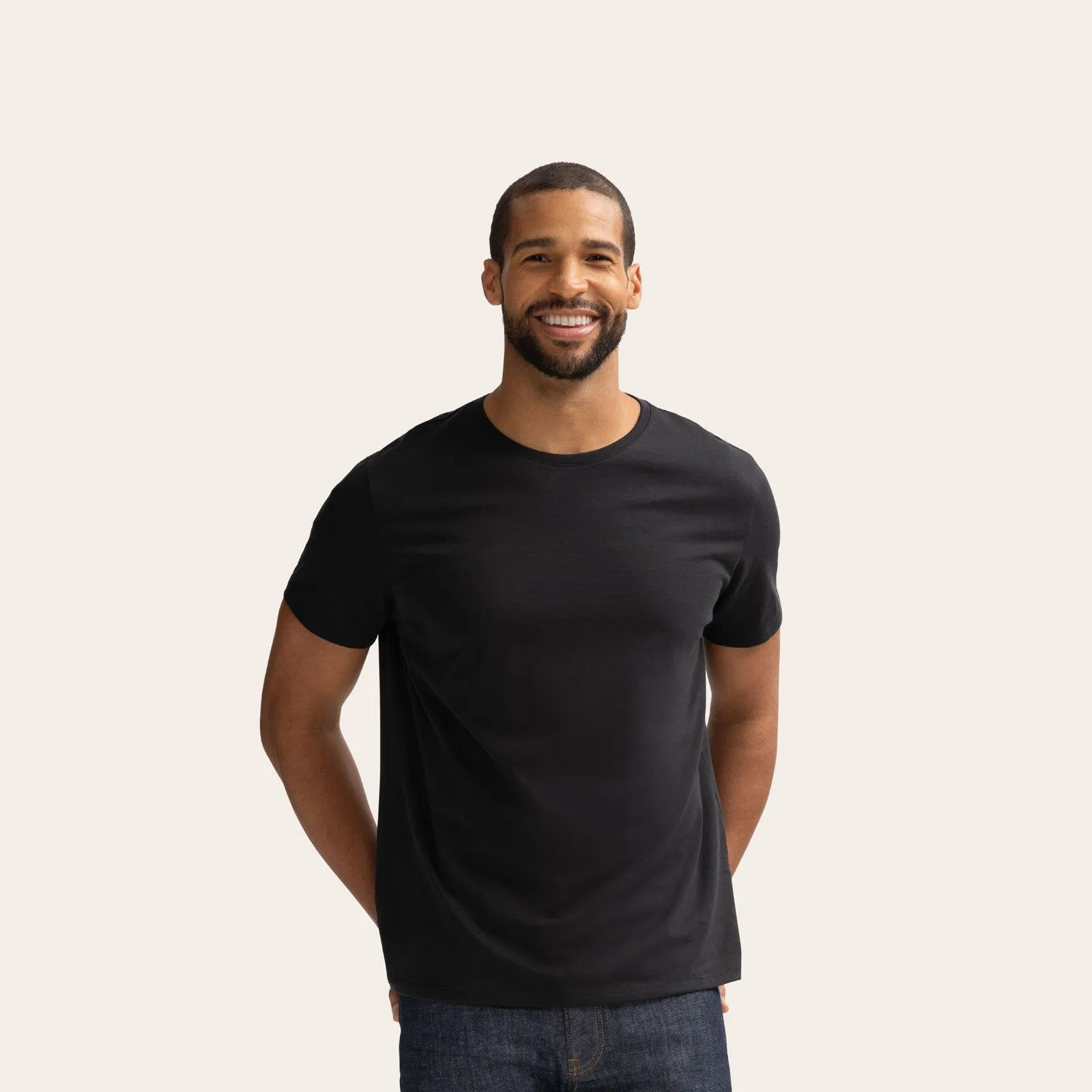 Men's Crew Neck T-Shirt & No Show Sock 6-Pack