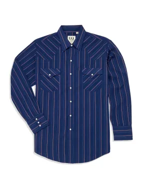 Men's Ely Cattleman Long Sleeve Stripe Western Snap Shirt