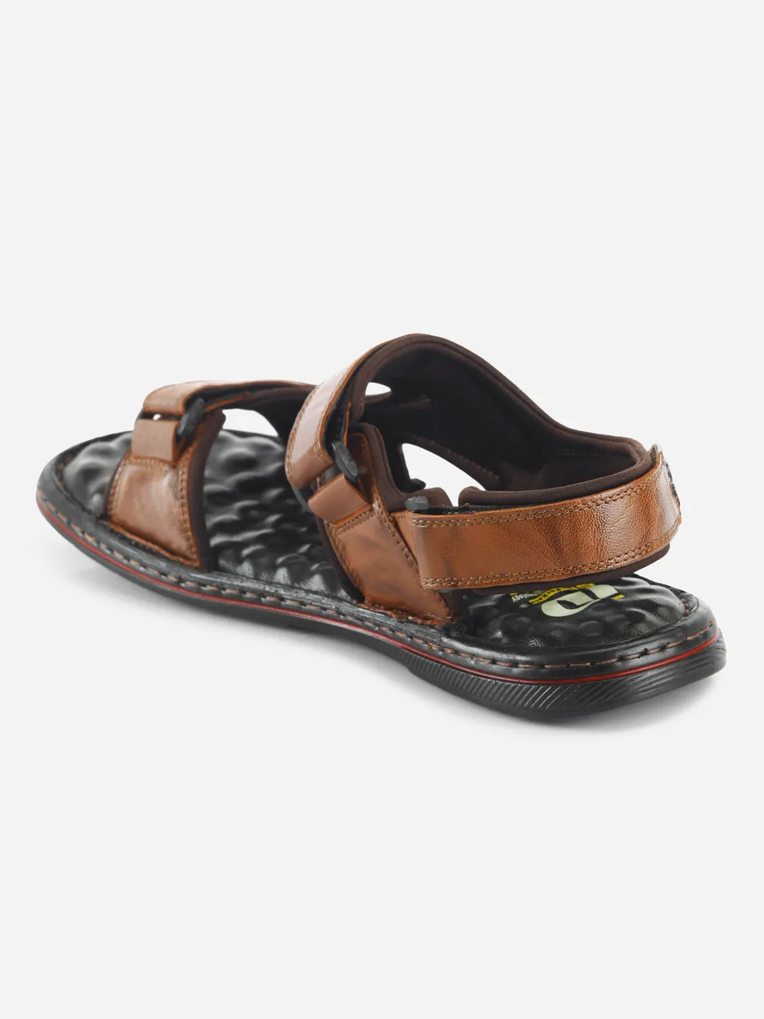 Men's Tan 56 Air Pocket Footbed Smart Casual Sandal (ID4168)