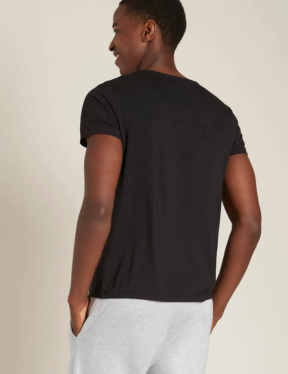 Men's V-Neck T-Shirt - Black