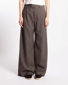 MM6 Maison Margiela Tailored Paneled Trousers Grey