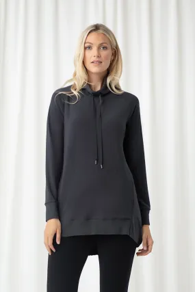 Motion Raglan Ruched Hem Tunic | Graphite