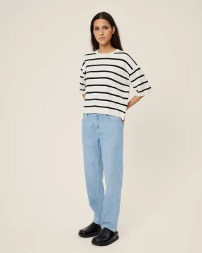 MSCH Kiea Slim Fit Cropped Jean In Light Wash