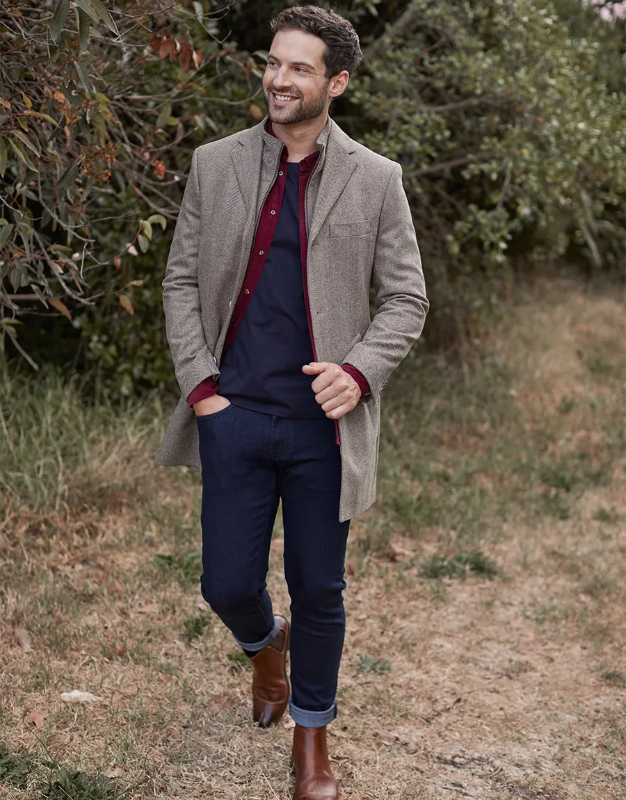 Ohope Burgundy Corduroy Shirt