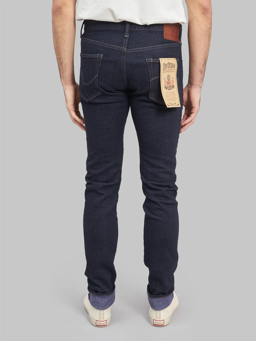 ONI Denim 122S-VIOLET - 15oz Violet Weft Stretch Relax Tapered Jeans