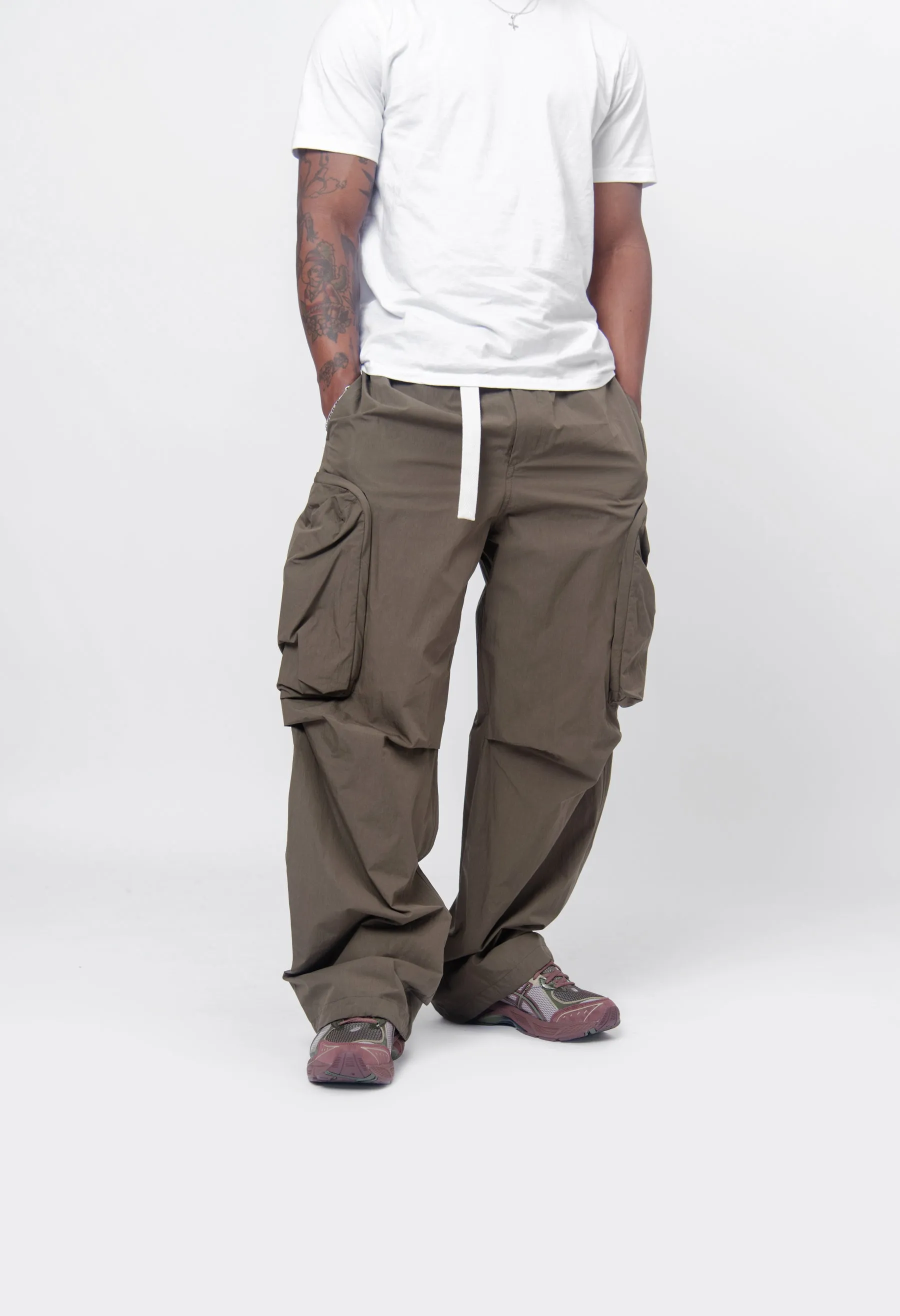 Organic Cotton Mix Cargo Pant Pickle J47KA0177-J45215