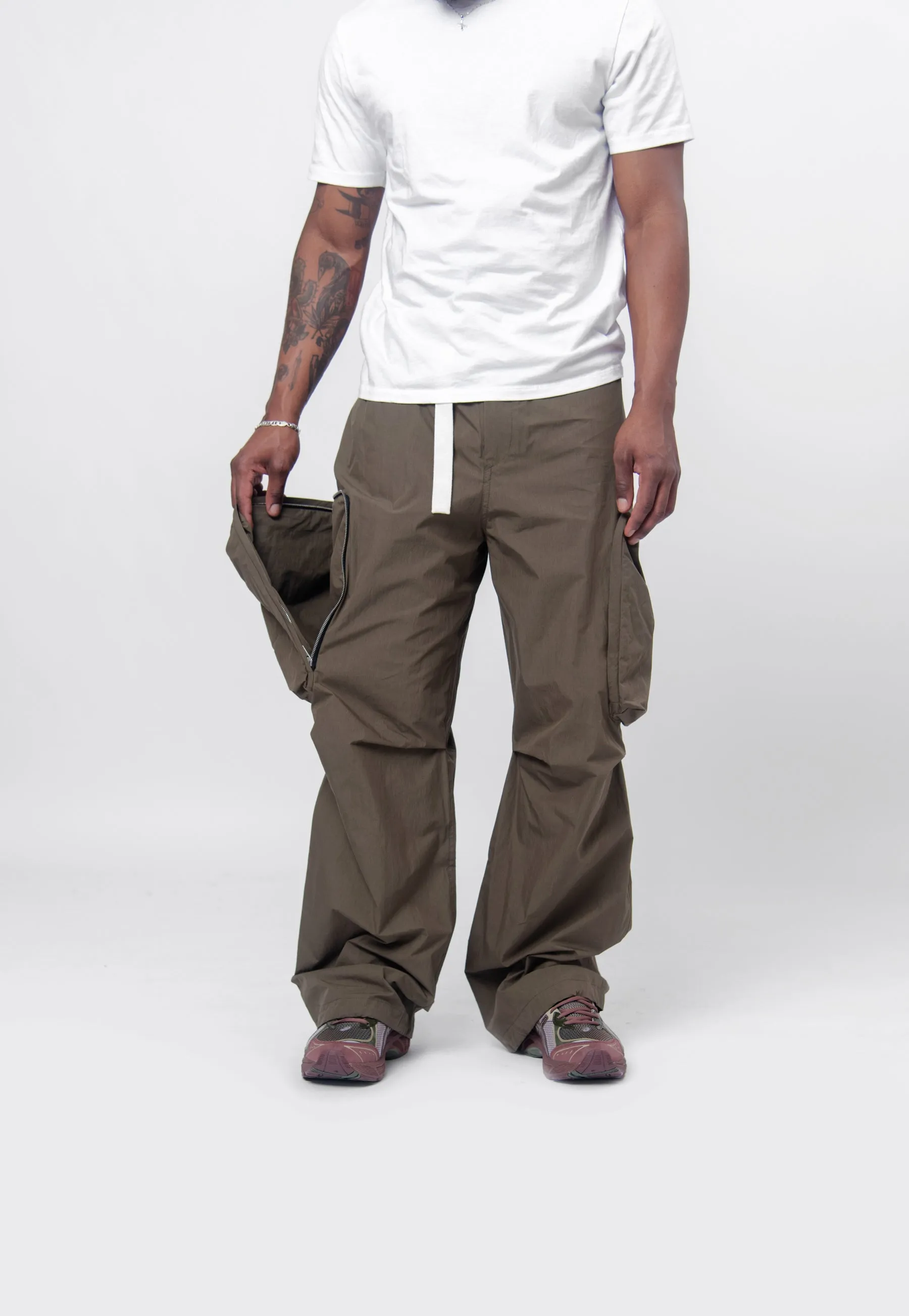 Organic Cotton Mix Cargo Pant Pickle J47KA0177-J45215