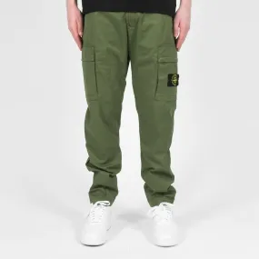 Pants Cargo Stretch Regular Taper - Olive 5877