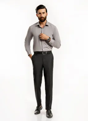 Plain-Grey, Cotton Rich Charlie Formal Shirt