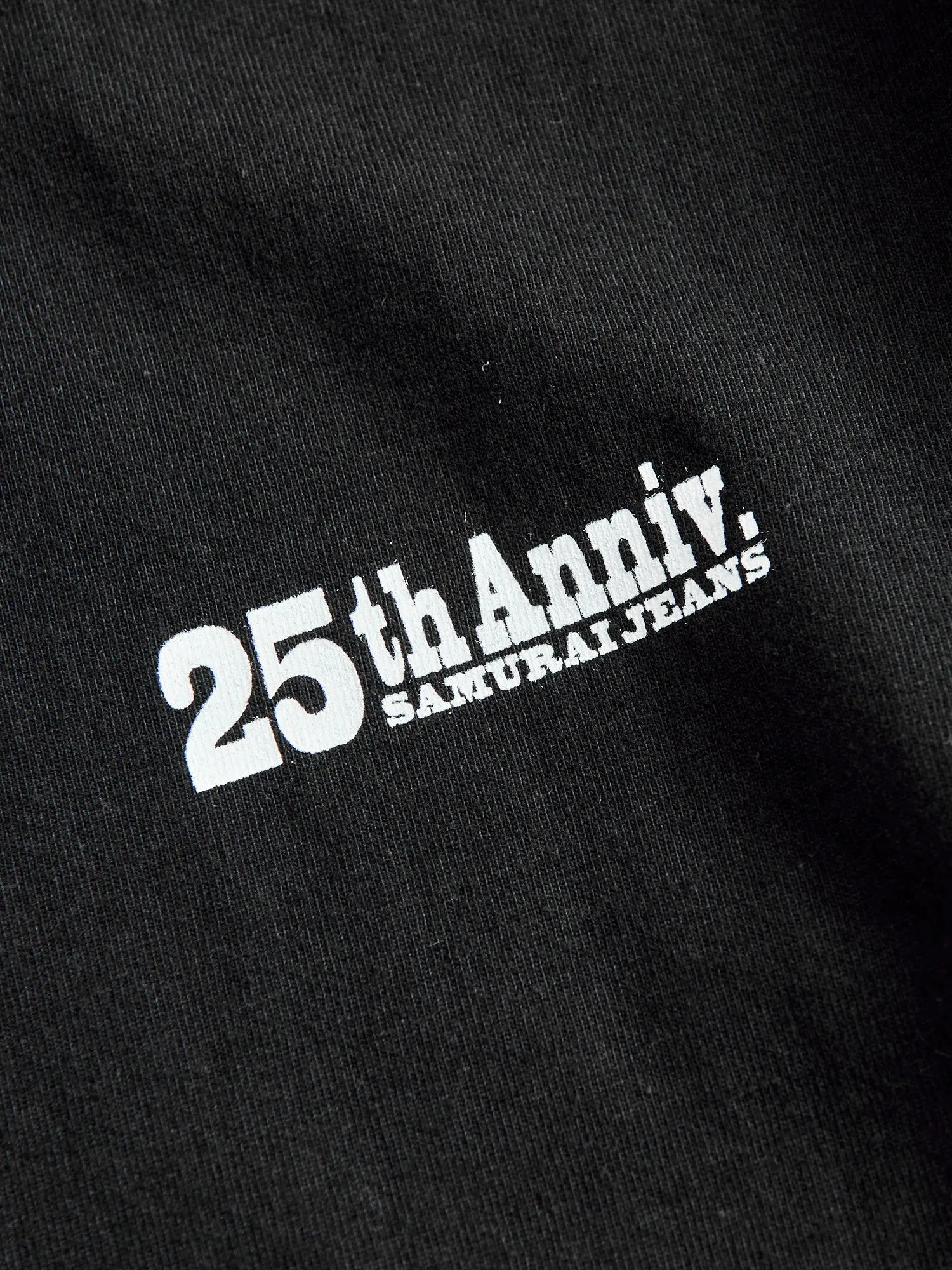 "25th Anniversary" Heavyweight T-Shirt in Black