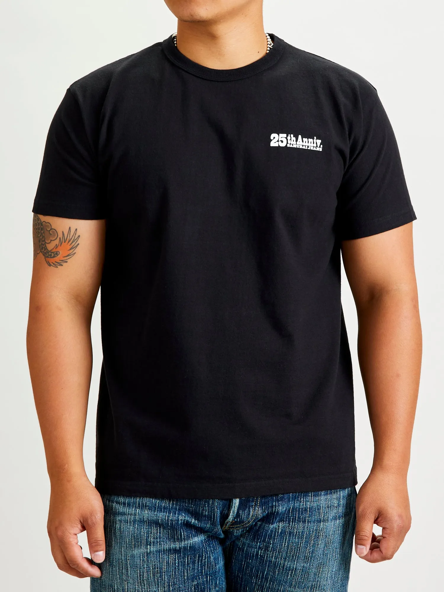 "25th Anniversary" Heavyweight T-Shirt in Black